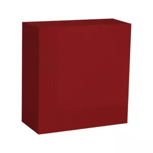 Serviettes 25x25cm 2c 1/4  bordeau (39x50pc)